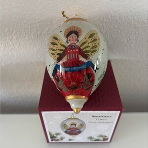 LI Bien 2025 Peace, Love, And Joy Angel Merry Christmas Ornament New In Box